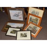 Box of 10 assorted pictures