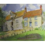 Charles Clifford Turner, "The Miller's House", watercolour, signed lower right, 36 x 54cm