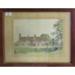 James Dudley Haynes, "Flemings Hall, Bedingfield, Suffolk", watercolour, signed lower left, 23 x