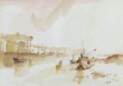 Jack Cox, View at Wells, watercolour, signed lower right, 24 x 33cm