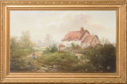 John Mace, Landscapes, group of three oils on board, one monogrammed, various sizes (3)