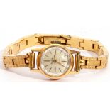Ladies second/third quarter of 20th century 18ct gold cased Mu Du cocktail watch with mechanical