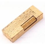 Vintage Dunhill "Rollagas" lighter (USRE 24163) patented and made in Switzerland, 65 x 23cm