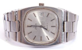 Gents third quarter of the 20th century Omega Automatic wrist watch with stainless steel case and