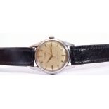 Gents third quarter of 20th century stainless steel cased Longines Silver Arrow wrist watch with