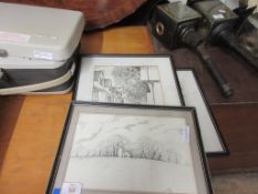 SMALL QUANTITY OF FRAMED PRINTS INCLUDING ELM HILL, PULL’S FERRY, NORWICH ETC