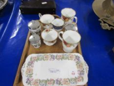 QUANTITY OF VARIOUS HOUSEHOLD AND DECORATIVE CERAMICS INCLUDING ROYAL WORCESTER EGG CODDLERS,