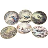 Series of bird plates made by Wedgwood and commissioned by Spink to commemorate the RSPB centenary