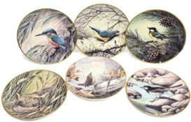 Series of bird plates made by Wedgwood and commissioned by Spink to commemorate the RSPB centenary