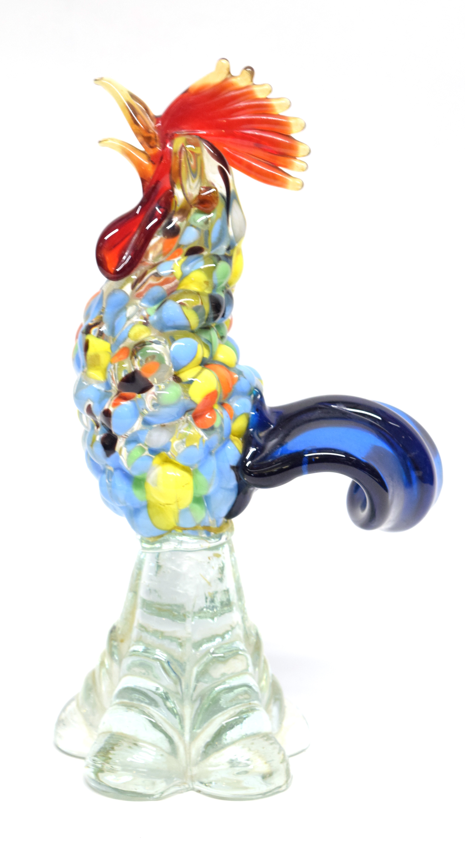 Murano glass model of a cockerel, 24cm high - Image 2 of 3