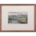 •AR John Cyril Harrison (1898-1985) , "Mlanje Range,Nr Blantyre", watercolour, signed lower