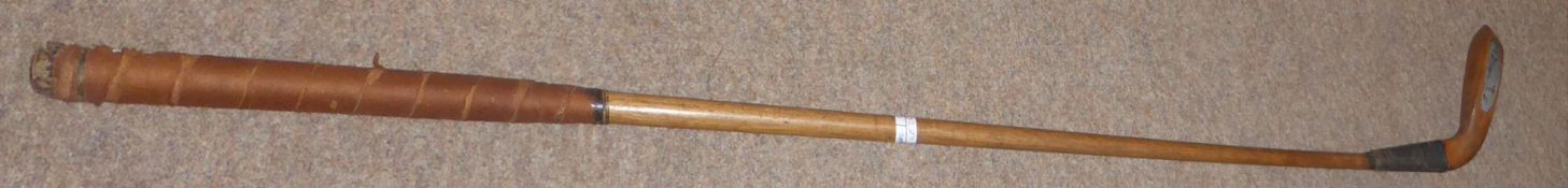 Vintage wooden golf club