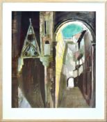 AR John Piper, CH (1903-1992), "Death in Venice III", screen print, signed and numbered 49/70 to