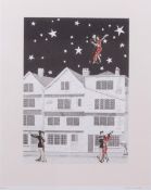 •AR Peter Blake, RA (born 1932), "Dancing to Heaven", coloured lithograph, signed and dated 1991,