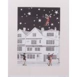 •AR Peter Blake, RA (born 1932), "Dancing to Heaven", coloured lithograph, signed and dated 1991,