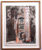 •AR John Piper, CH (1903-1992), "Oxburgh Hall, Norfolk", lithograph, signed and numbered 80/120 in