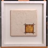 •AR Susan Gunn (contemporary), "This is my body which is broken for you", gold leaf, encaustic,