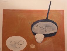 •AR William Scott, CBE, RA (1913-1989), Still Life with frying pan and eggs, offset lithograph,