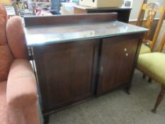 SMALL EARLY 20TH CENTURY SIDEBOARD WIDTH APPROX 105CM