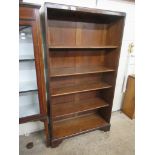 MID 20TH CENTURY BOOK SHELF APPROX 76CM WIDE