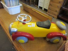 CHILD’S RIDE-ON NODDY TOY CAR, LENGTH APPROX 78CM