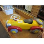 CHILD’S RIDE-ON NODDY TOY CAR, LENGTH APPROX 78CM