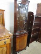 FULL HEIGHT REPRODUCTION MAHOGANY EFFECT CORNER CABINET