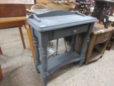 PAINTED PINE HALL SIDE TABLE APPROX 76CM