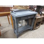 PAINTED PINE HALL SIDE TABLE APPROX 76CM