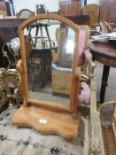 PINE DRESSING TABLE MIRROR APPROX 38CM