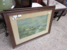 PAIR OF FRAMED PRINTS OF HIGHLAND SCENES