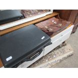 PLASTIC ATTACHE CASE TOGETHER WITH A BREIF CASE