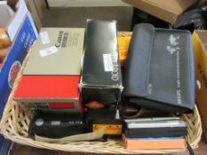 BOX CONTAINING PHOTOGRAPHIC ITEMS