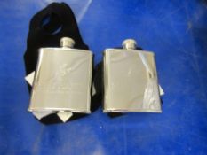 TWO MODERN REMY MARTIN SMALL HIP FLASKS