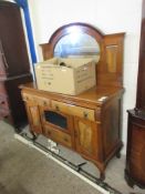 LARGE MIRROR BACKED SIDEBOARD APPROX 37CM WIDE