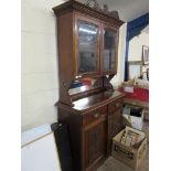 LARGE VICTORIAN MAHOGANY DRESSER WIDTH APPROX 118CM