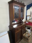 LARGE VICTORIAN MAHOGANY DRESSER WIDTH APPROX 118CM