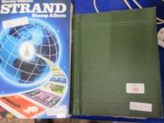TWO STAMP ALBUMS WITH QUANTITY OF MIXED STAMPS