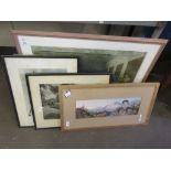 SELECTION OF FIVE FRAMED PICTURES