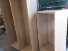 QTY VARIOUS WOODEN SHELVING