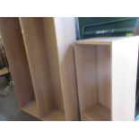QTY VARIOUS WOODEN SHELVING