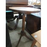 TALL TABLE PLANT STAND ON CENTRAL PEDESTAL DIAMETER APPROX 45CM