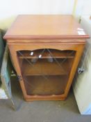 LEADED GLAZED CABINET, APPROX 51CM WIDE