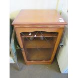 LEADED GLAZED CABINET, APPROX 51CM WIDE