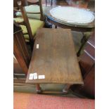 SMALL JOINTED SIDE TABLE, LENGTH APPROX 58CM