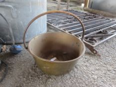 VERY LARGE GALVANISED PAN DIAMETER APPROX 65CM