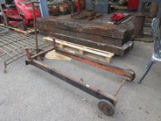 LARGE VINTAGE TROLLEY APPROX 200CM LONG