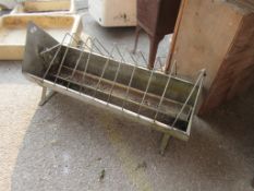 GALVANISED FEEDING TROUGH APPROX 90CM