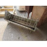 GALVANISED FEEDING TROUGH APPROX 90CM