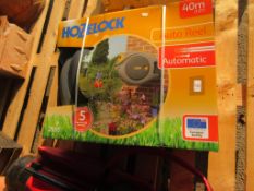 HOZE LOCK AUTOMATIC HOSE REEL 40M IN ORIGINAL PACKAGING